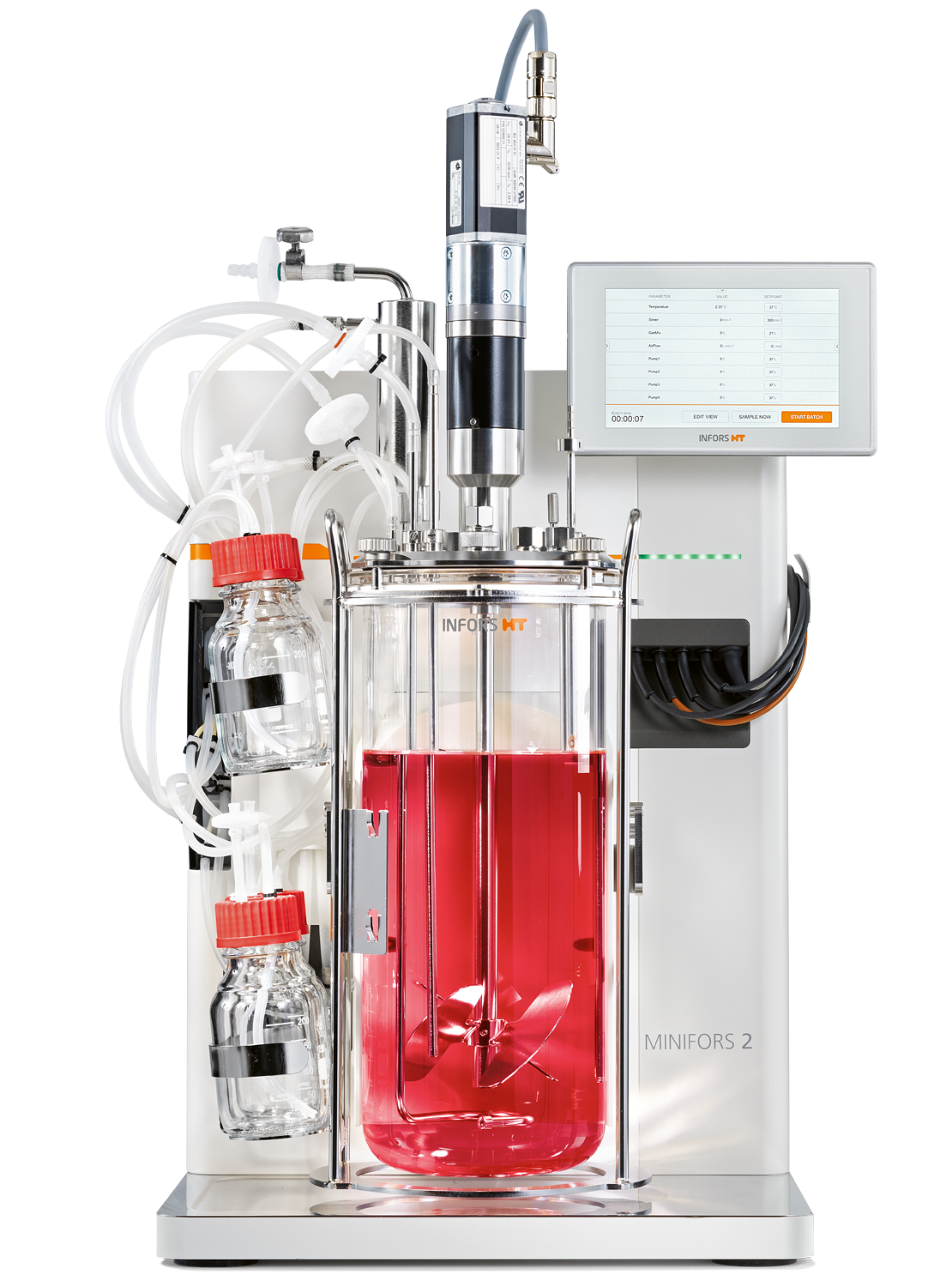 Minifors 2 bench-top bioreactor now also for cell cultures  06. May 2019