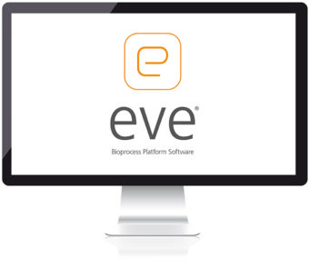 Screen with eve logo