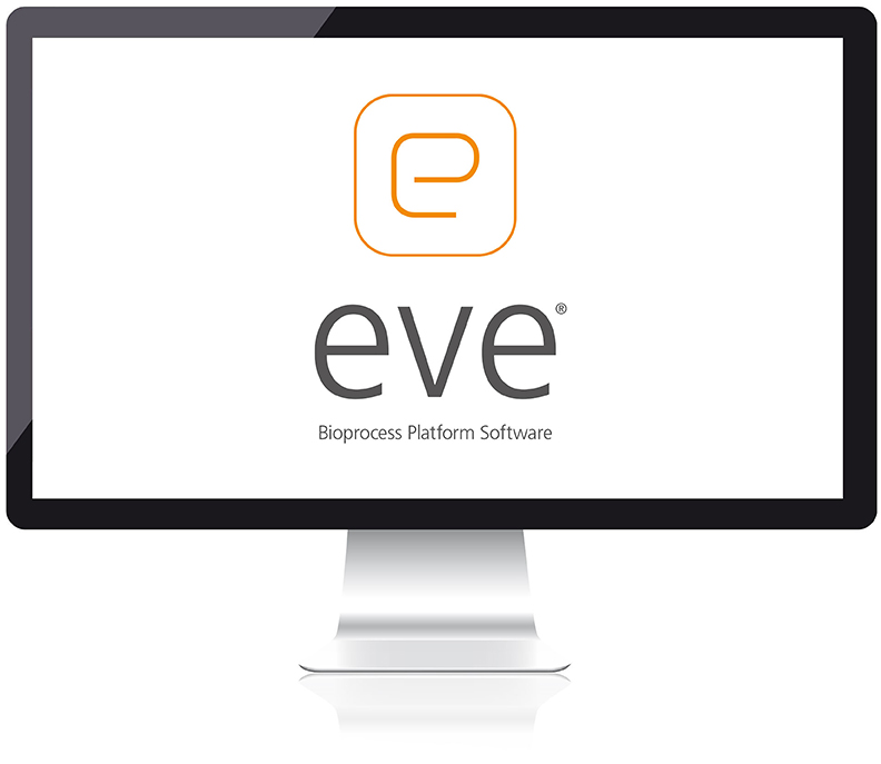 Screen with eve logo