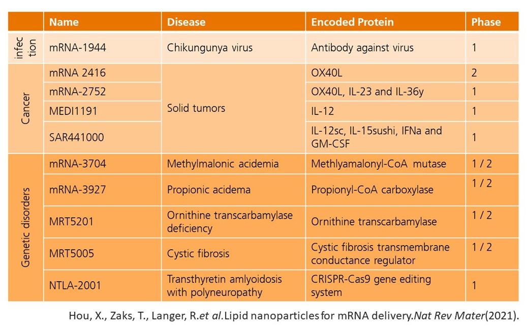 overview mRNA therapeutic treatments